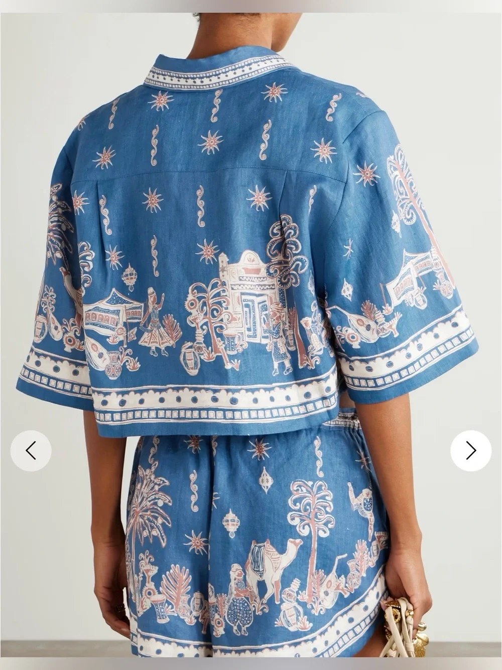 ALÉMAIS Acacia Linen Shirt and Short Set $610 - Picture 4 of 9